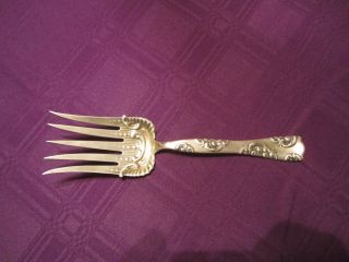 Antique.  925 Sterling Silver Serving Fork - 2.  4oz - Frank M.  Whiting 1850 - 1899 photo