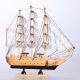11.  8” Wooden Handcrafted Model Ship Beach Home Nautical Decor Sailboat C Marine Model Ships photo 4