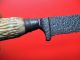 Antique Hunting Knife.  Deer Antler Handle.  17th Century Ad.  Found In Holland. Other photo 5