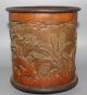 Ancient Chinese Old Bamboo Handwork Carvd Brush Pot Height 16.  5cm Brush Pots photo 3