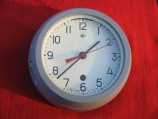 Russian Vintage Maritime Navy Ship Clock. photo