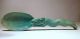 Stunning Egyptian Glazed Faience Cosmetic Spoon In Form Of A Jackal Egyptian photo 1