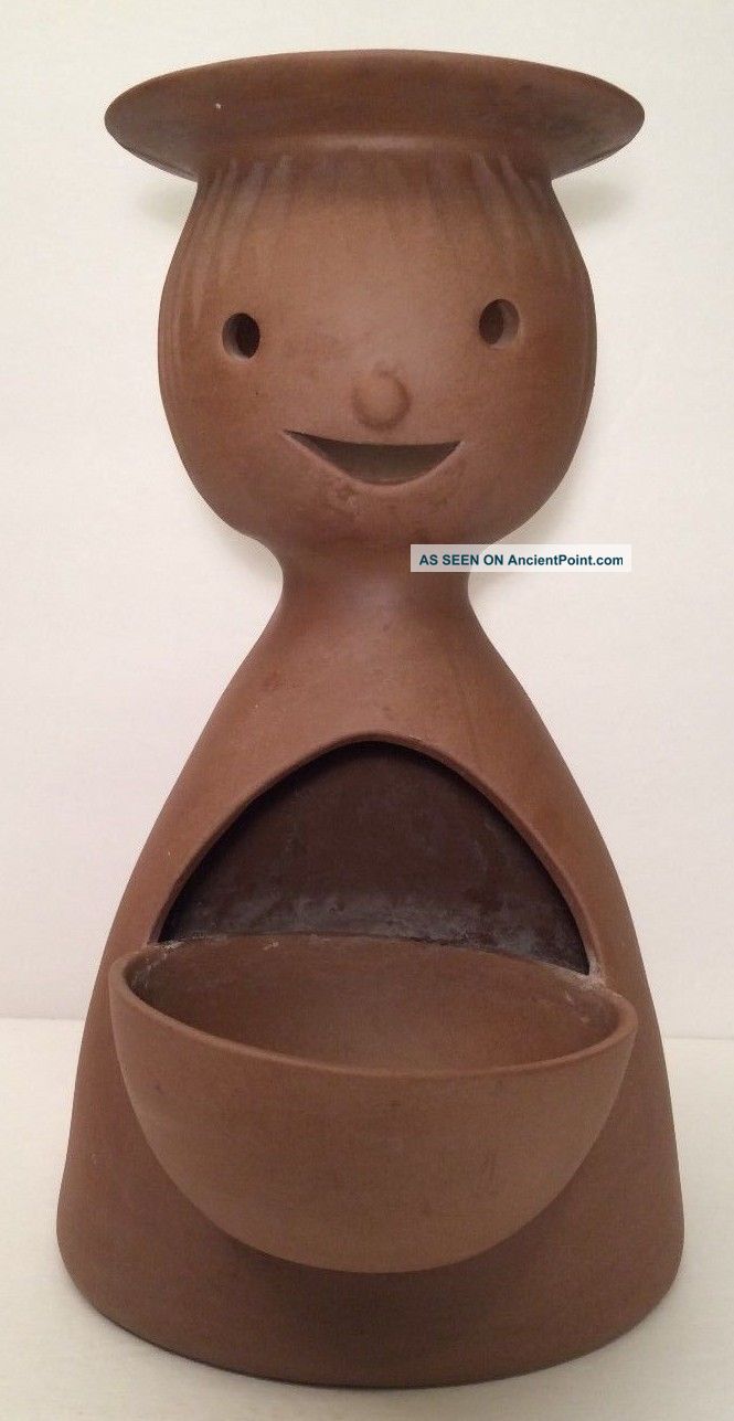 Mid - Century Danish Modern Ireen Keramiks (?) Huge Figural Terra Cotta Planter Mid-Century Modernism photo