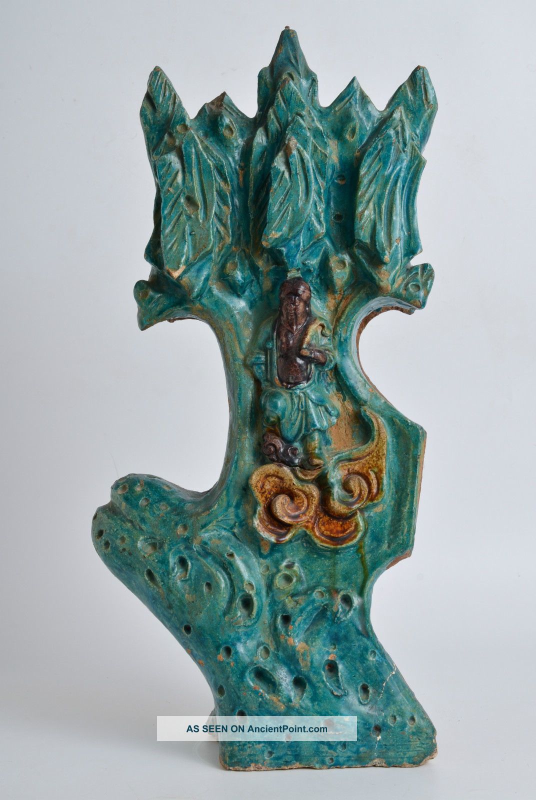 Antique Chinese Roof Tile 19.  5 