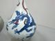 Porcelain Chinese Pair Vases Pot Ceramic Glaze Blue And White Dragon Old Vases photo 2
