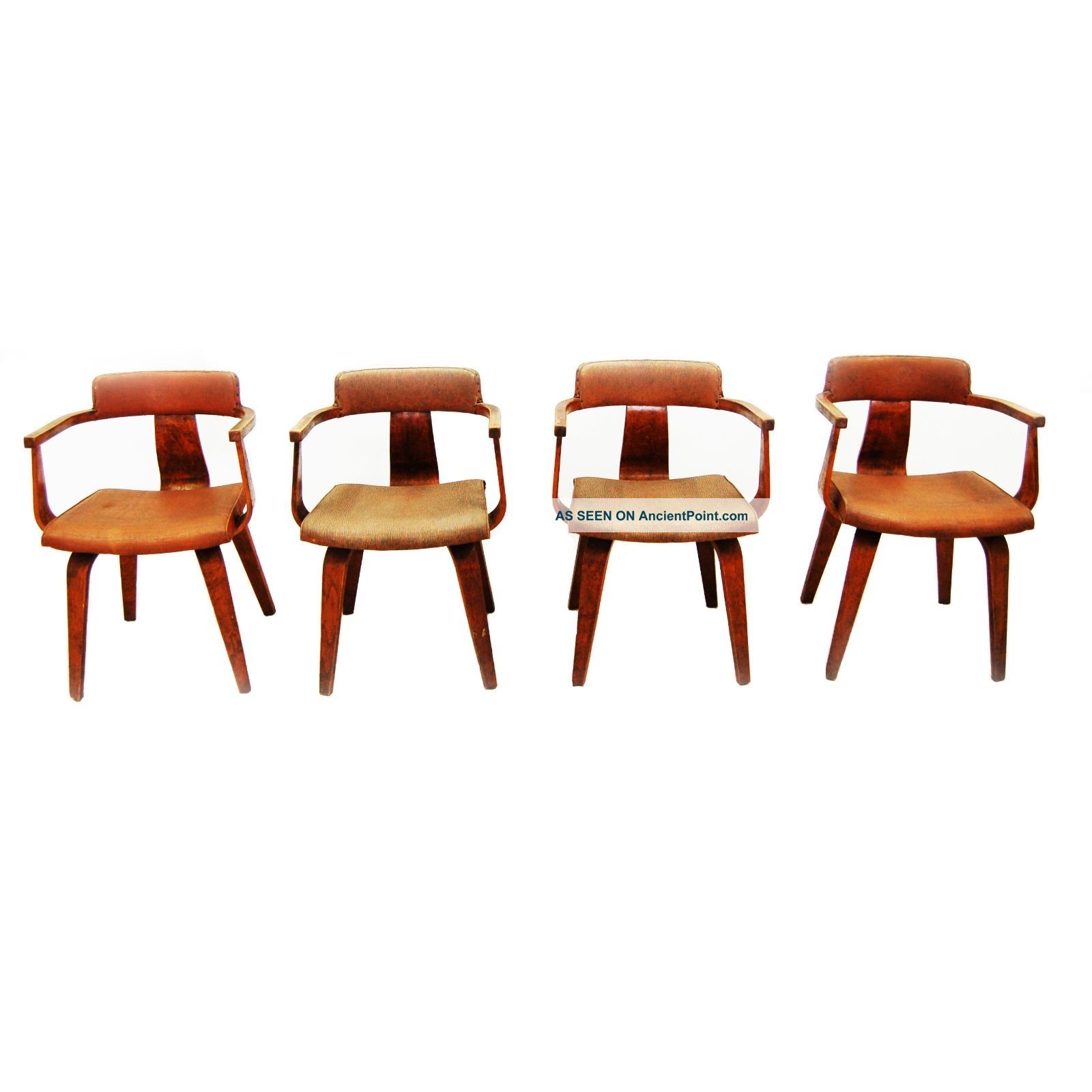 Mid - Century Modern Set Of 4 Thonet Chairs,  Eames C.  1940 2125 1900-1950 photo