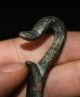 Stunning Ancient Viking Bronze Handle - Snake Or Dragon Circa 900 Ad Scandinavian photo 6