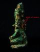 Ancient Thai Siam Kubera Statue Sculpture Hindu Deity Buddha Lord Of Wealth Amulets photo 1