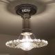 768 Vintage 30s 40s Starburst Art Deco Ceiling Lamp Light Fixture X - Treme Chandeliers, Fixtures, Sconces photo 1