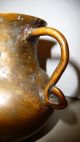 Antique 17th Century North European Leaded Bronze Vessel Primitive Hand Formed Metalware photo 4