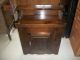 1950 ' S Rustic Primitive Antique Walnut Dry Sink / Wash Stand And Cabinet Other photo 1