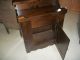1950 ' S Rustic Primitive Antique Walnut Dry Sink / Wash Stand And Cabinet Other photo 2