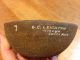 Gorgeous Clay Pottery Bowl Marked 7 G.  E.  Leighton Nicoya Costa Rica - 4 3/4 