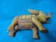 Rare China Cow Bone Collectable Handwork Carved Elephant Ornament Snuff Bottle Snuff Bottles photo 6