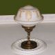 185 Vintage 20s 30s Ceiling Light Lamp Fixture Glass Eastlake Pendant Re - Wired Chandeliers, Fixtures, Sconces photo 7