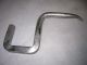 Antique Butcher Hook - Rare - Hand Forged Solid Steel - Mounts On Beam - Buffed Unusual Hooks & Brackets photo 1