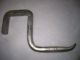 Antique Butcher Hook - Rare - Hand Forged Solid Steel - Mounts On Beam - Buffed Unusual Hooks & Brackets photo 5