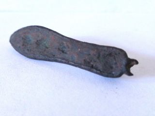 Red Enamelled Roman Sandal Brooch photo
