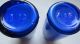 Vintage Drug Store Bottles - Unopened Cobalt Blue Medicine Cork Top Bottles & Jars photo 3