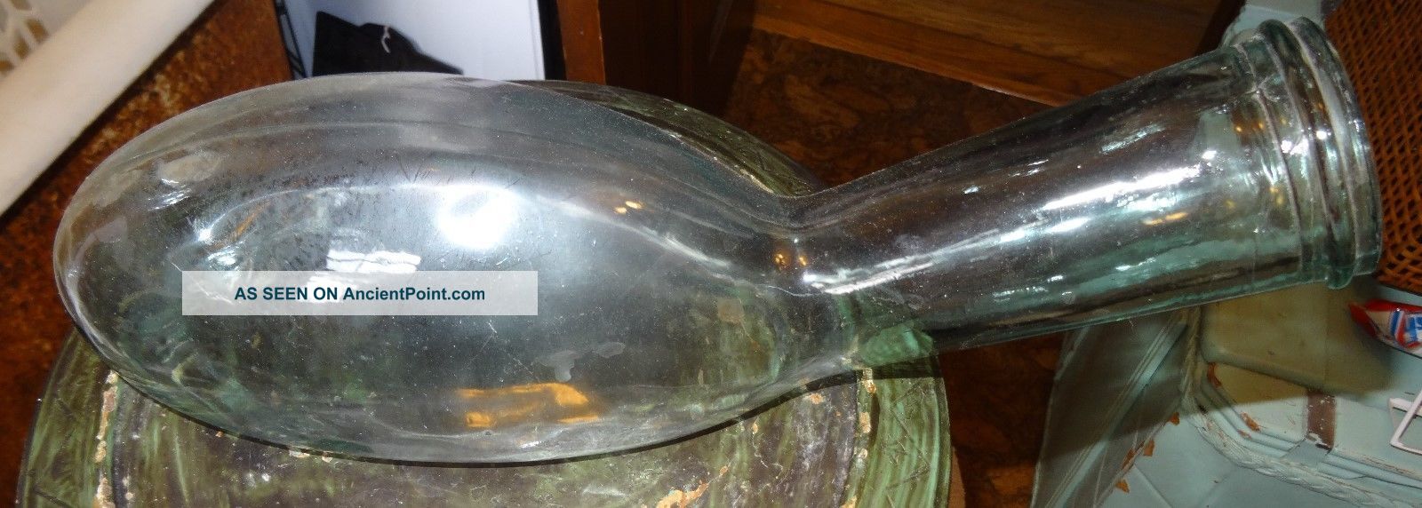 Great Antique Glass Urinal - 16 