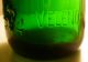 ☠rare Kv10 4skulls Skull & Crossbones Poison Glass Bottle Apothecary Chemist Pot Bottles & Jars photo 3