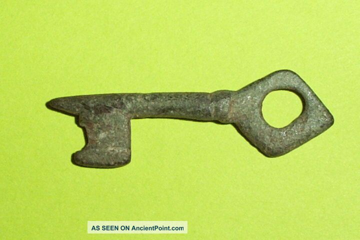 Authentic Medieval Key Old Rare Artifact Box Lock Tool Antiquity Antique Roman photo