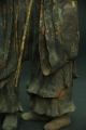 V.  Rare Japanese Middle Edo Era Old Bizen Pottery Ware Pair Arhat Statue Statues photo 4