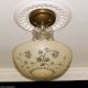 588 Vintage 40 ' S Ceiling Light Lamp Fixture Glass Fixture Chandelier Cream Chandeliers, Fixtures, Sconces photo 2