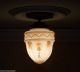 392 Vintage 40 ' S Ceiling Light Lamp Fixture Glass Fixture Porch Re - Wired Chandeliers, Fixtures, Sconces photo 6