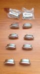 156 Stainless Steel Oblong Knobs New Set Of 10 Drawer Pulls photo 3