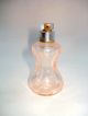 Decorative Shape Vintage Pink Glass Perfume Bottle,  Collectible.  G14 - 28 Perfume Bottles photo 1