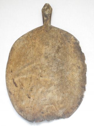 Board Kneading Bread Cakes Pastry Wood Primitive Handmade Very Very Old Work photo