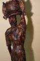 Old Rare Wood.  Large Statue African Woman.  Handmade. Sculptures & Statues photo 5