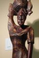 Old Rare Wood.  Large Statue African Woman.  Handmade. Sculptures & Statues photo 8
