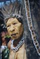 Old Tribal Warrior Chief Cassowary Nassa Bark Headgear Crown Dani Papua Hb3 Pacific Islands & Oceania photo 8