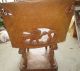 Antique African Solid Teak Queen ' S Chair Fertility Relic Rare Animalistic Relic Sculptures & Statues photo 8