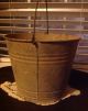 Vintage Galvanized Milk Pail Metalware photo 1