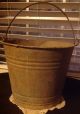 Vintage Galvanized Milk Pail Metalware photo 2