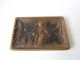 Rare Danish Antique Bronze Tray With Michael Ancher Motif Skagen Fisher Wifes Metalware photo 2