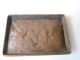 Rare Danish Antique Bronze Tray With Michael Ancher Motif Skagen Fisher Wifes Metalware photo 4