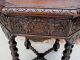 Antique French Renaissance Oak Octagonal Barley Twist Entry Hall Or Sofa Table 1800-1899 photo 5