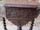 Antique French Renaissance Oak Octagonal Barley Twist Entry Hall Or Sofa Table 1800-1899 photo 8