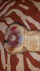 Antique Native American Indian Beaded Iroquois Beadwork Whimsy Box Bag Purse Native American photo 4