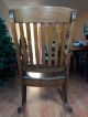 Antique Arts Crafts Mission Quartersawn Oak Rocking Chair Rocker Vtg Stickley 1900-1950 photo 10