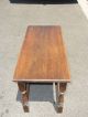 Vintage Solid Wood Piano Bench Stool Vintage Mid Century Post-1950 photo 3