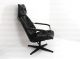 Mid Century Modern High Back Swivel Wire Lounge Chair & Ottoman Vtg Post 1950s Post-1950 photo 6