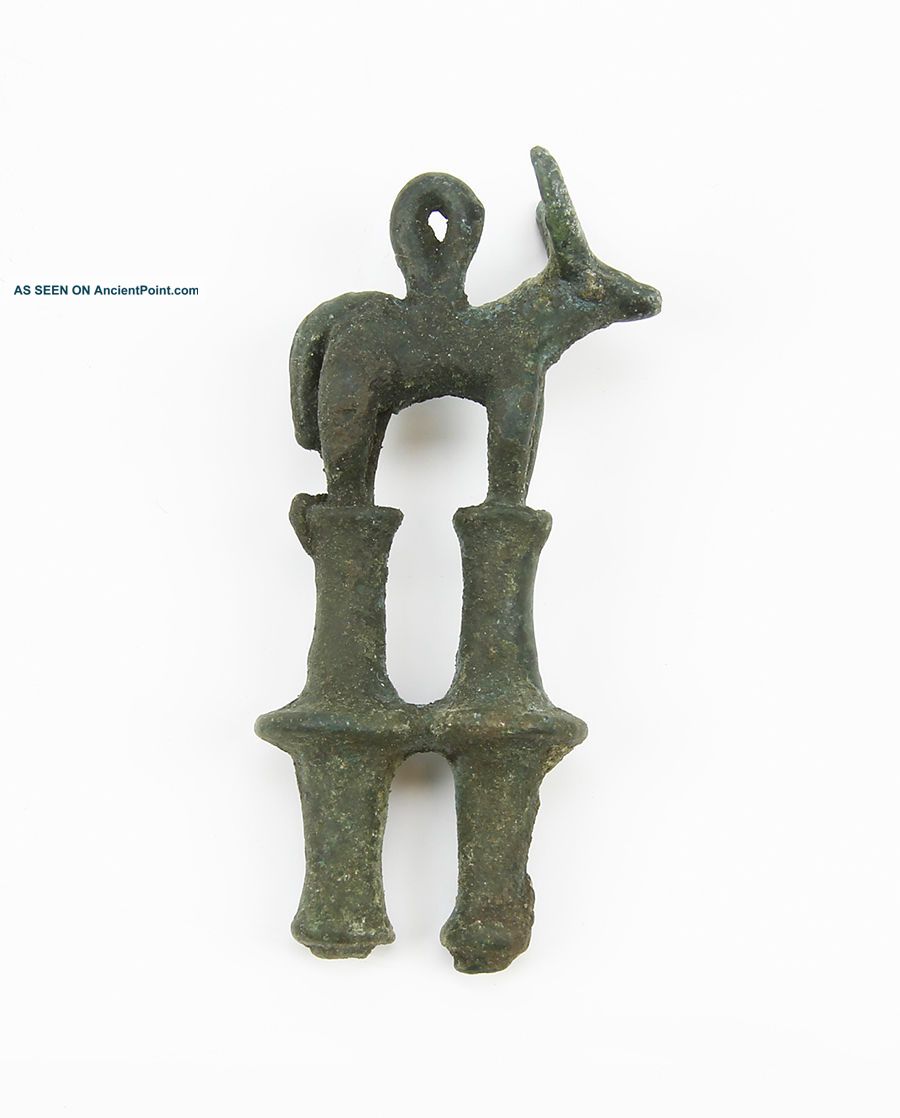 Celtic Bronze Zoomorphic Pendant European photo