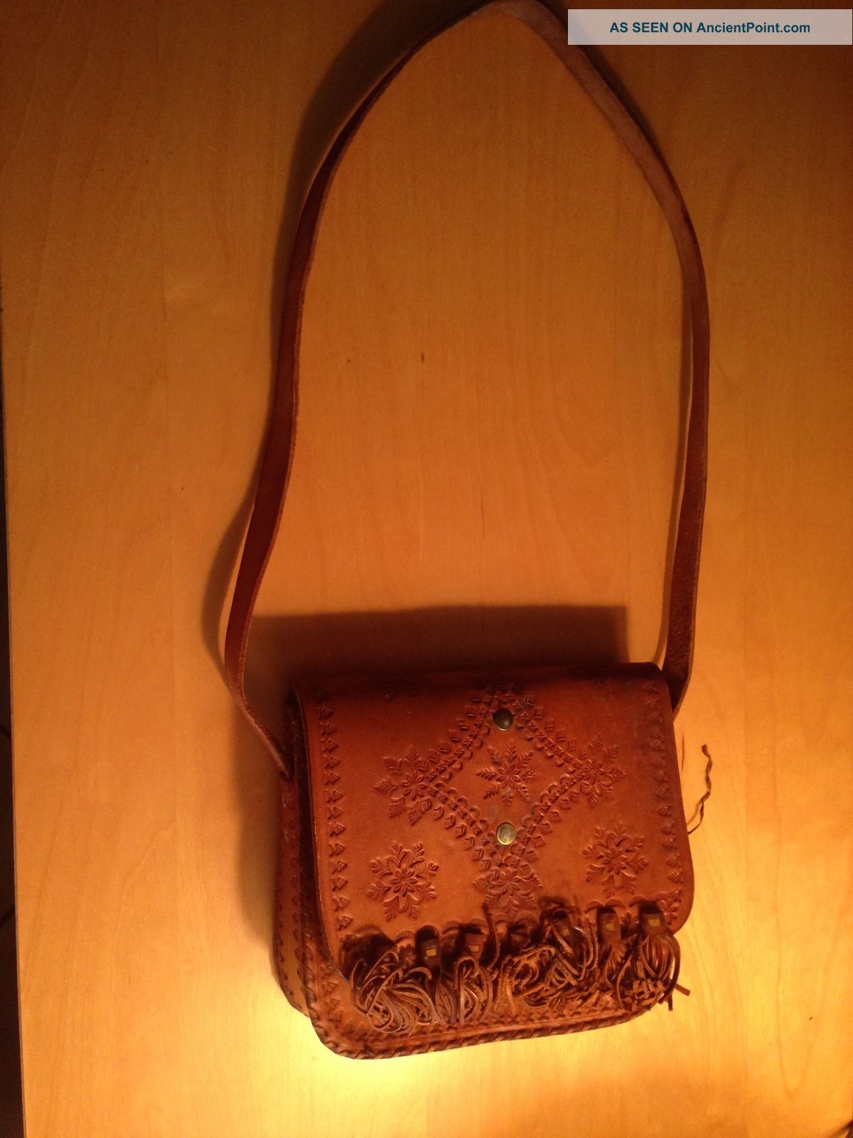 Vintage Leather Purse - African Purse - African Serving Bowl Other photo