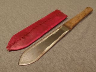 Unique Red Sheath African Masai (maasai; Masaai) Knife From Kenya Africa photo