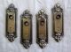 Antique Crystal Doorknobs W/victorian 